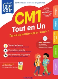 Cahier du jour/cahier du soir CM1 tout en un
