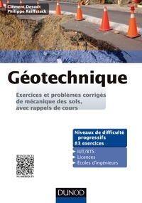 Géotechnique - Exercices et problèmes corrigés de mécanique des sols, avec rappels de cours.pdf