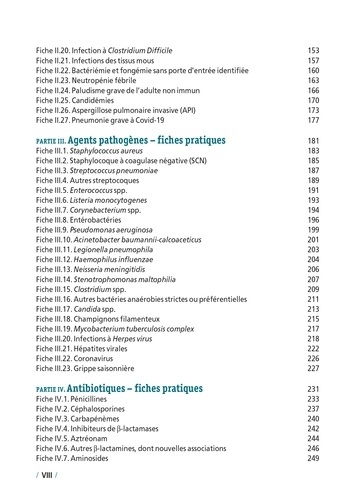 Infectiologie en réanimation et soins critiques. Plus de 75 fiches pratiques pour la prise en charge des infections virales, bactériennes et fongiques