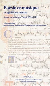 Poésie et musique à l’âge de l’Ars subtilior