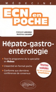 Clément Lebreton et Matthieu Leconte - Hépato-gastro-entérologie.