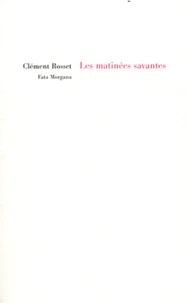Les matinées savantes ; Discours sur l'écrithure