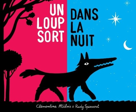 Un loup sort dans la nuit