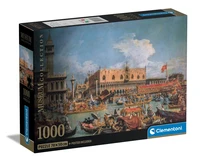 Puzzle Canaletto (Antonio Canal) : Retour du Bucentaure au Molo, le jour de l'Ascension (1000 pièces)