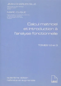 Calcul matriciel et introduction à l'analyse fonctionnelle