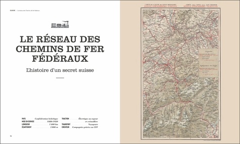 L'histoire par les cartes : Chemins de fer mythiques