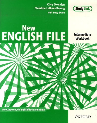 Clive Oxenden et Christina Latham-Koenig - New English File intermediate workbook with answers and multiROM pack.