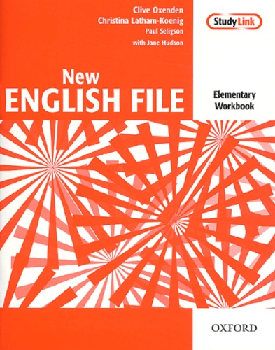Clive Oxenden et Christina Latham-Koenig - New English File - Elementary Workbook without key booklet. 1 Cédérom