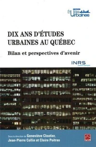 Dix ans détudes urbaines au Québec