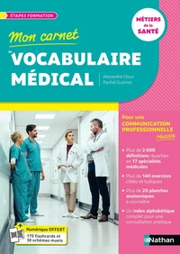 Mon carnet de vocabulaire médical