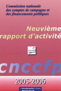  CNCCFP - Commission nationale des comptes de campagne et des financements politiques - Neuvième rapport d'activité.
