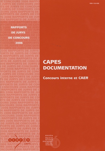  CNDP et Jean-Michel Croissandeau - Capes documentation - Concours interne et CAER.