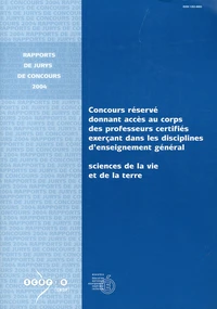 Concours réservé donnant accès au corps des professeurs certifiés exerçant dans les disciplines d'enseignement général