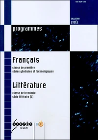 Francais 1e générales et technologiques, Littérature Tle littéraire