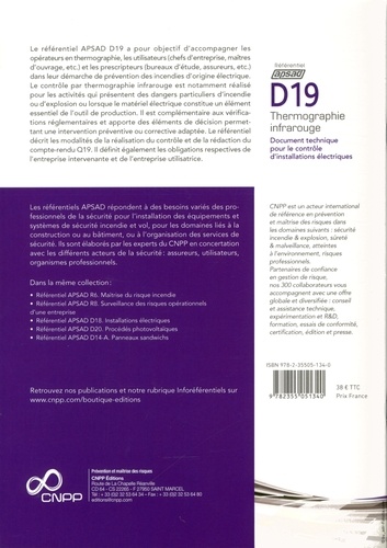 Thermographie infrarouge D19. Document technique pour le contrôle d'installations électriques  Edition 2012