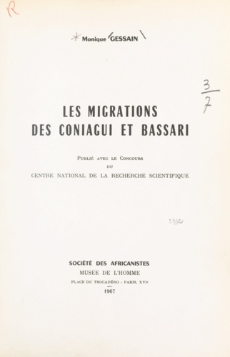 Les migrations des Coniagui et Bassari