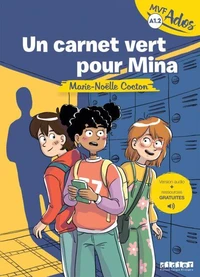 Mondes en VF Ados - Un carnet vert pour Mina - Niv. A1.2 - Ebook + audios