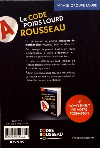 Le code poids lourd Rousseau - Code Transport de... de Code Rousseau -  Grand Format - Livre - Decitre