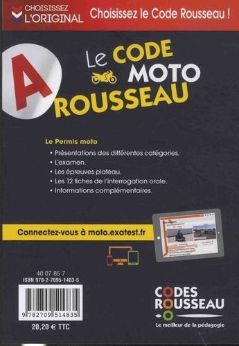 Le code moto Rousseau  Edition 2019