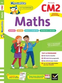 Maths CM2 - Cahier de soutien nouveau programme