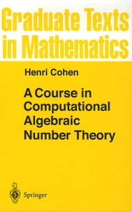 A Course in Computational Algebraic Number Theory