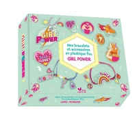 Mes bracelets et accessoires Girl power en plastique fou - coffret avec accessoires