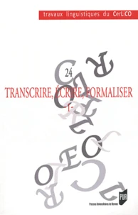Transcrire, écrire, formaliser