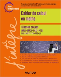 Cahier de calcul en maths
