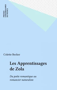 Les apprentissages de Zola