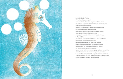 Les Histoires merveilleuses de l'hippocampe. Poèmes d'Aimé Césaire pour les petits et les grands