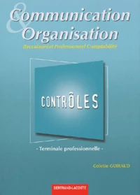 Communication et organisation Tle Bac pro comptabilité