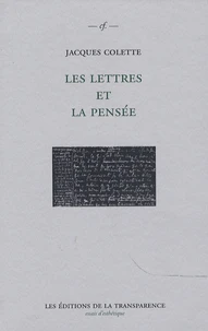 Les lettres et la pensée