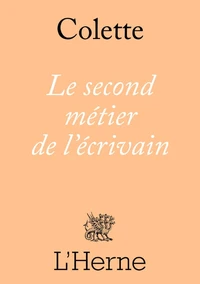 Le second métier de l'écrivain