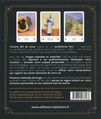 L'oracle oeil de lotus. Le livre et le jeu original. Avec 55 cartes