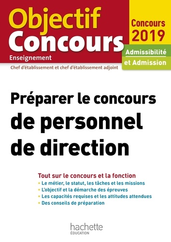 Préparer le concours de personnel de direction 2019