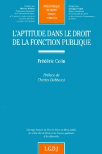 L'Aptitude Dans Le Droit De La Fonction Publique