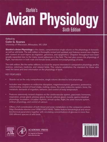 Sturkie's Avian Physiology 6th edition