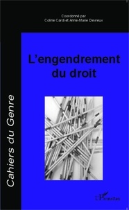 Coline Cardi et Anne-Marie Devreux - Cahiers du genre N° 57/2014 : L'engendrement du droit.