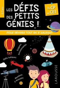 Livre en anglais pdf download Les défis des petits génies !  - Du CP au CE1 par Coline Creton, Rémy Léglise 9782035970732