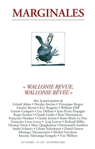 Marginales 239 wallonie revue, wallonie revee