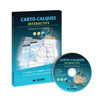 Carto calques - cd interactif france europe + guide