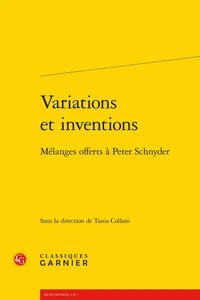 Variations et inventions