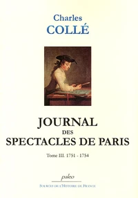 Journal des spectacles de Paris