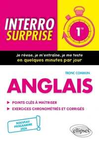 Anglais 1re
