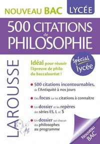 500 citations incontournables de philosophie