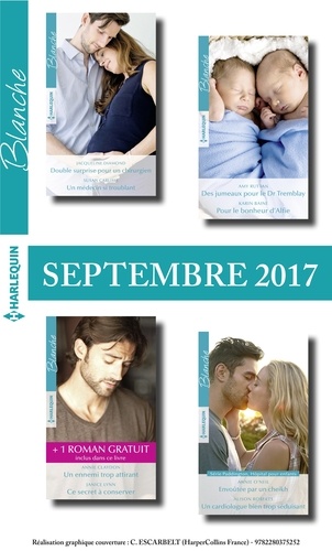 8 romans Blanche + 1 gratuit (n°1330 à 1333 - Septembre 2017)