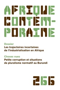  Collectif - Afrique contemporaine 2018/2 - 266 - Les trajectoires incertaines de l'industrialisation en Afrique.