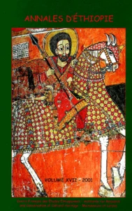 Annales D'Ethiopie. Volume Xvii, Annee 2001, Aksun, Ethiopie Musulmane, Etudes