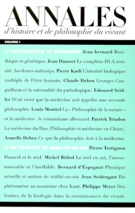ANNALES DHISTOIRE ET DE PHILOSOPHIE DU VIVANT. Volume 1.pdf