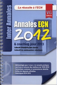  Collectif - Annales ECN 2012 & coaching pour 2013.